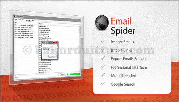 gsa email spider with serial